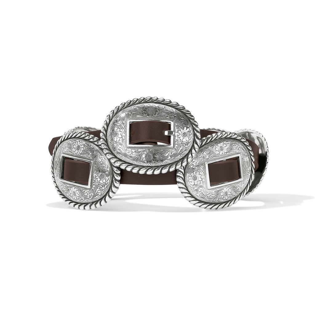 BRIGHTON 5583L FANDANGO CONCHO BELT