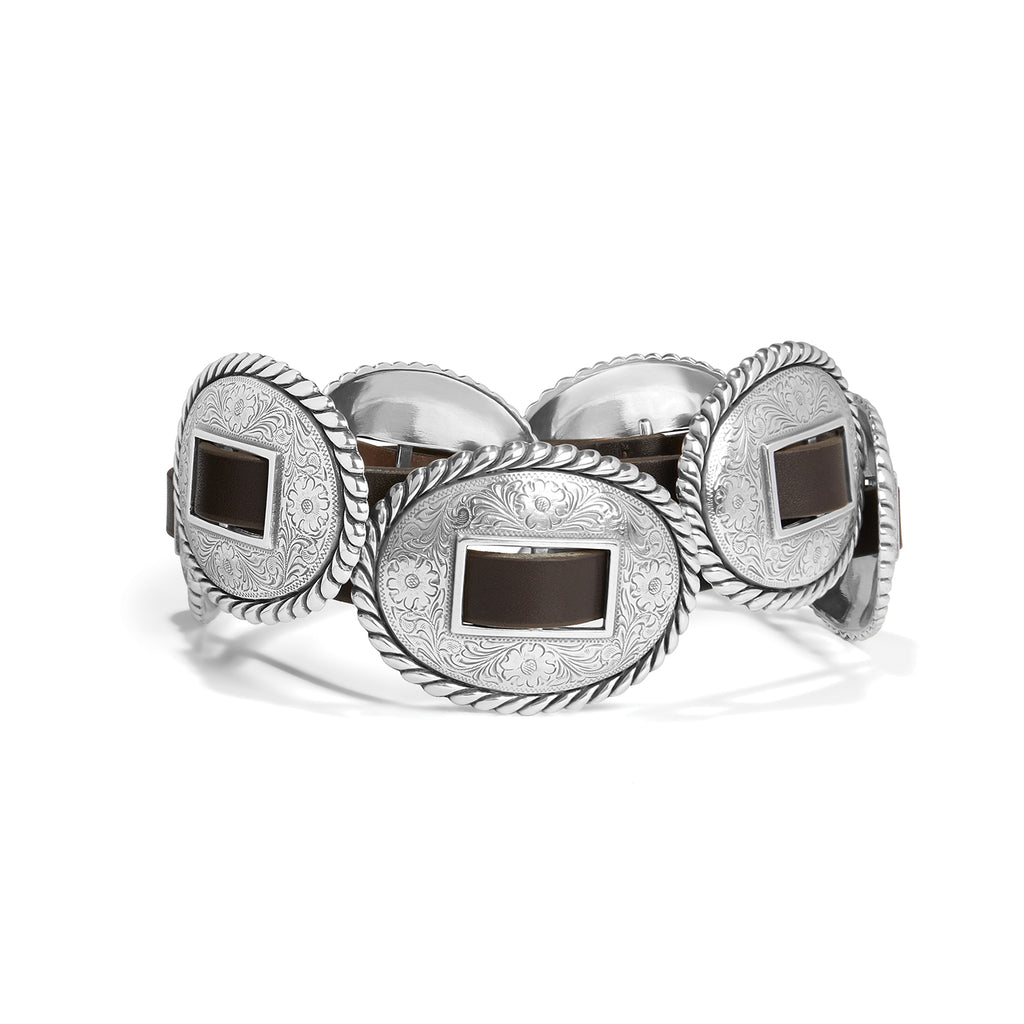BRIGHTON 5583L FANDANGO CONCHO BELT