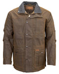 Outback Trading Co. 2180 Men's Brown Deer Hunter Jacket  Oilskin, Waterproof, Hunting Outerwear