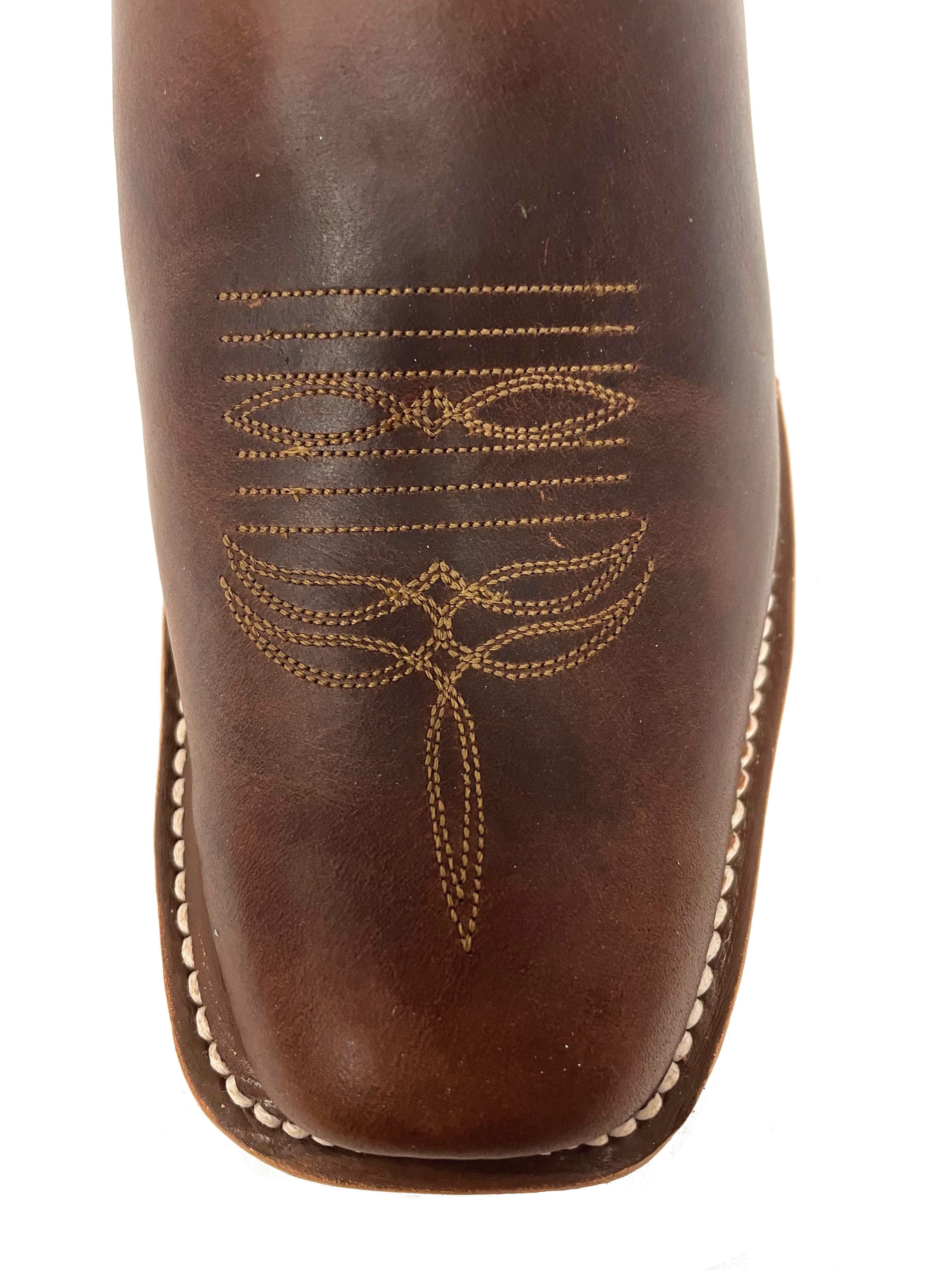 Anderson Bean 329748 Men's Leather Special Cowboy Boots  14" Black Glove Top, Cowboy Toe, AB Heel