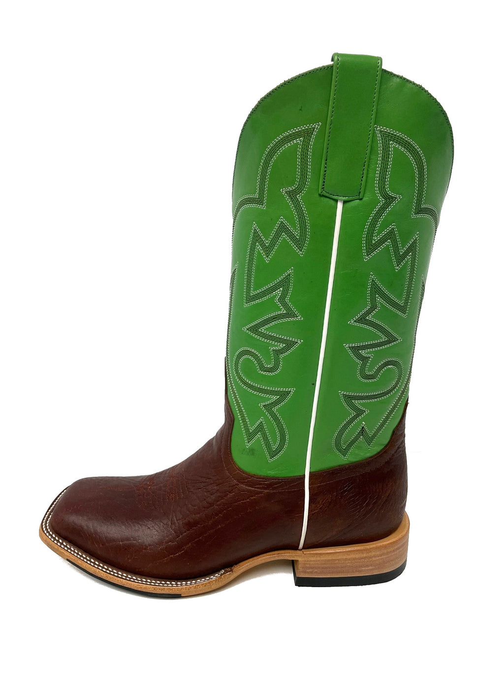 Horse Power HP8033 Men's Spitfire Shoulder Cowboy Boots - Green Soft Ice Top - Tener's Exclusive
