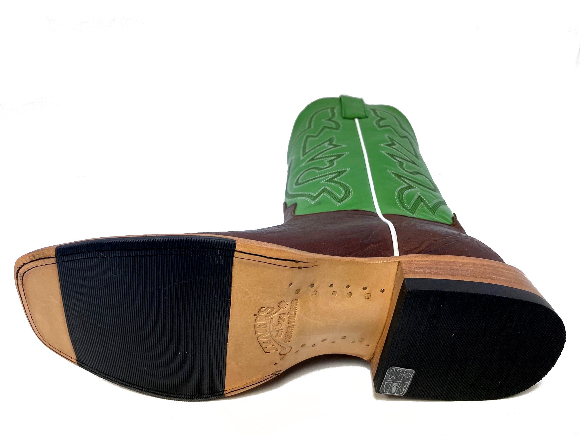 Horse Power HP8033 Men's Spitfire Shoulder Cowboy Boots - Green Soft Ice Top - Tener's Exclusive