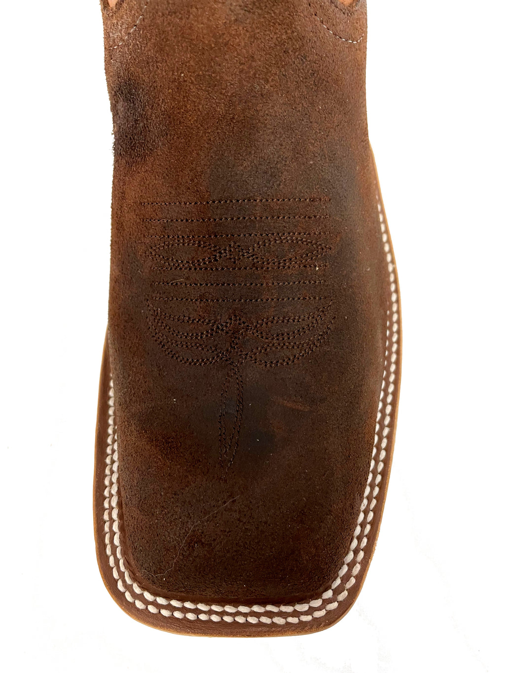 Anderson Bean 329651 Men's Raiz Waxy Kudu Cowboy Boots  13" Tan Navajo Bison Top, DB Toe, AB Heel