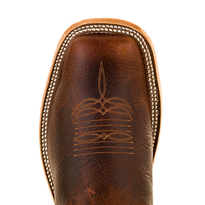 Anderson Bean S1116 Men's Mike Tyson Bison Cowboy Boots, Blue Lava Top, DB Toe, Leather, Footbed