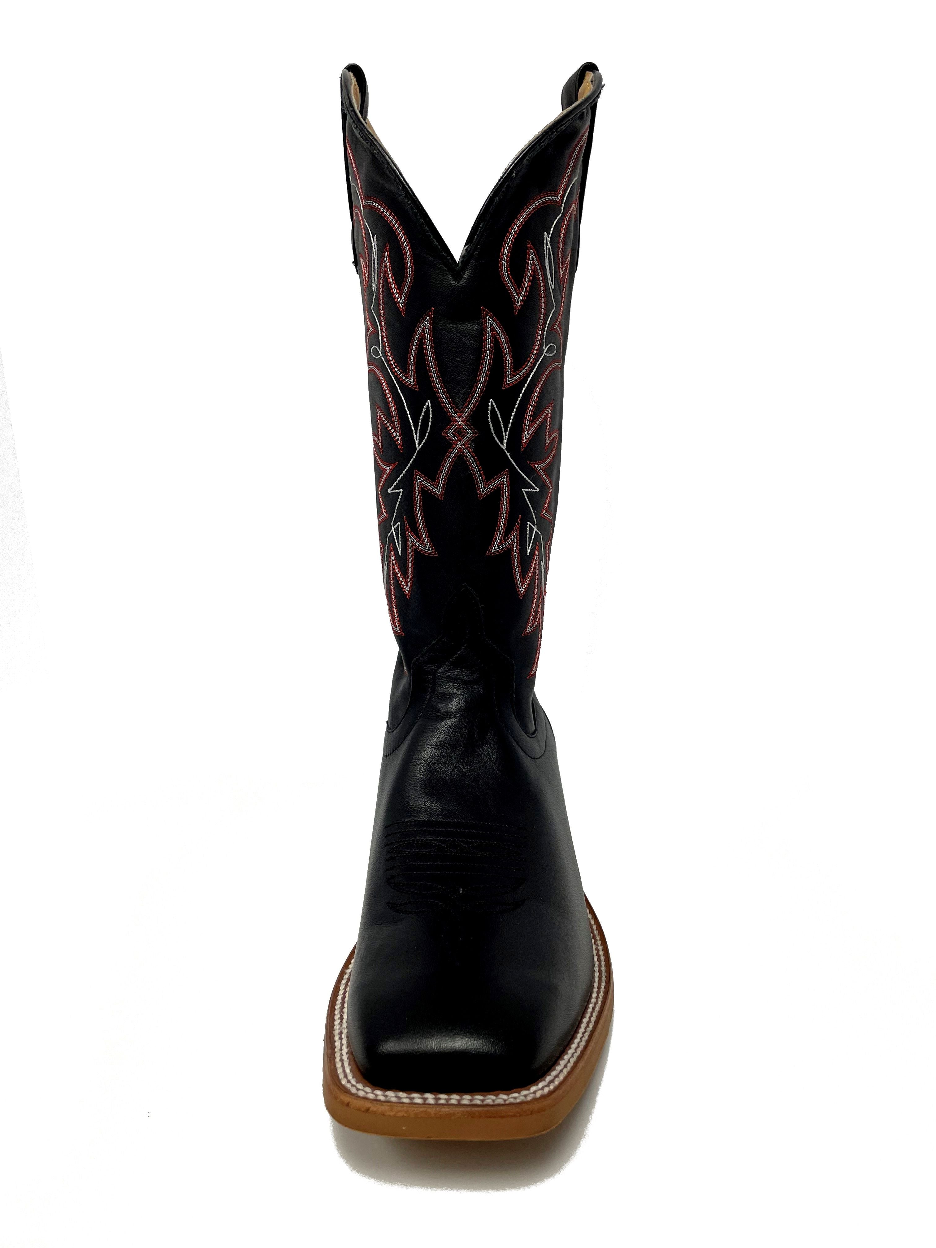 Horse Power HP1835 Men's Black Magic Cowboy Boots - DB Toe, Roper Heel