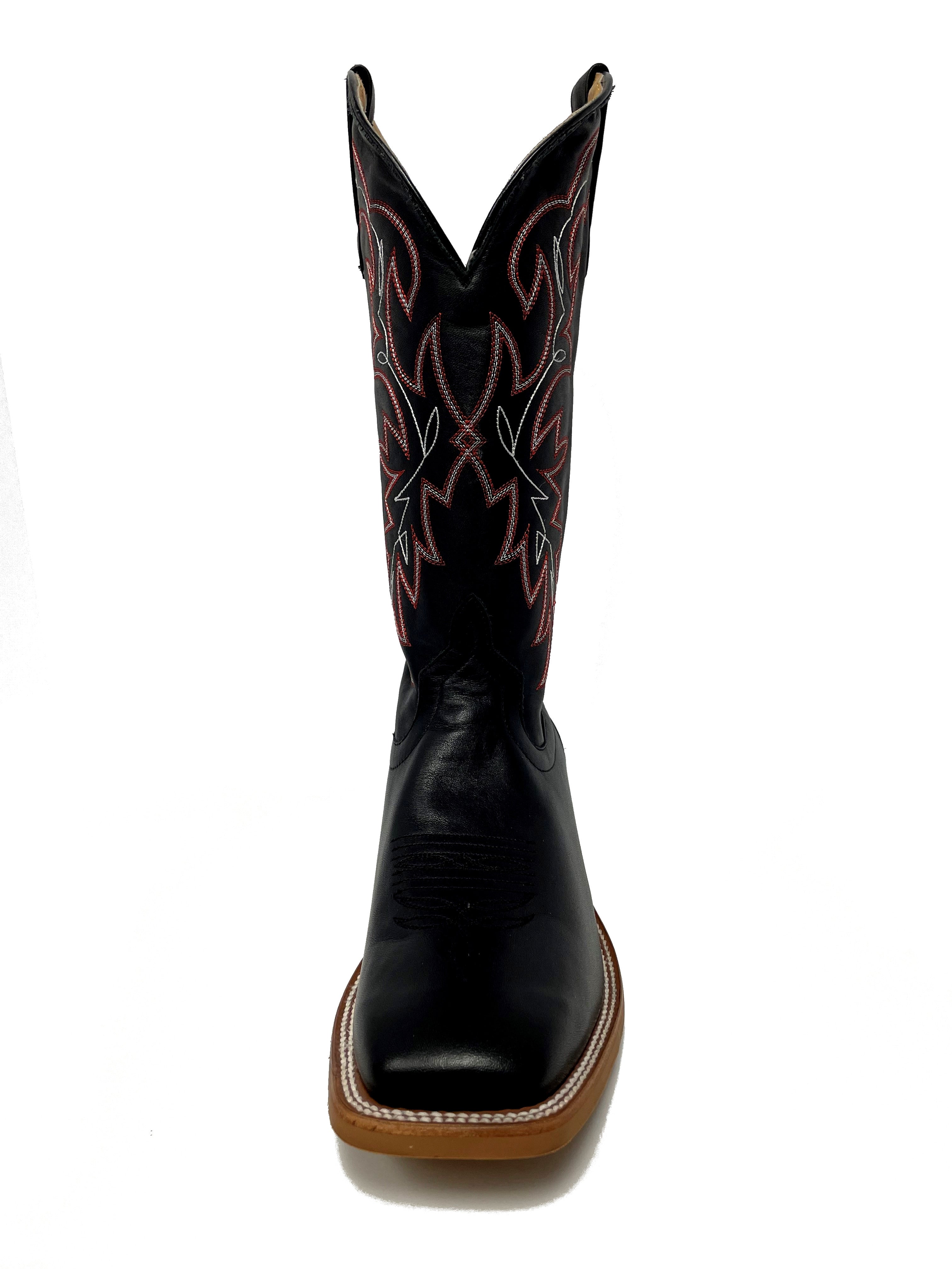 Horse Power HP1835 Men's Black Magic Cowboy Boots - DB Toe, Roper Heel
