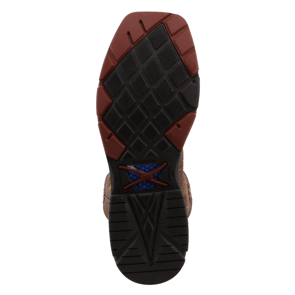 TWISTED X MEN'S TAN WESTERN WORK BOOTS - COMPOSITE TOE