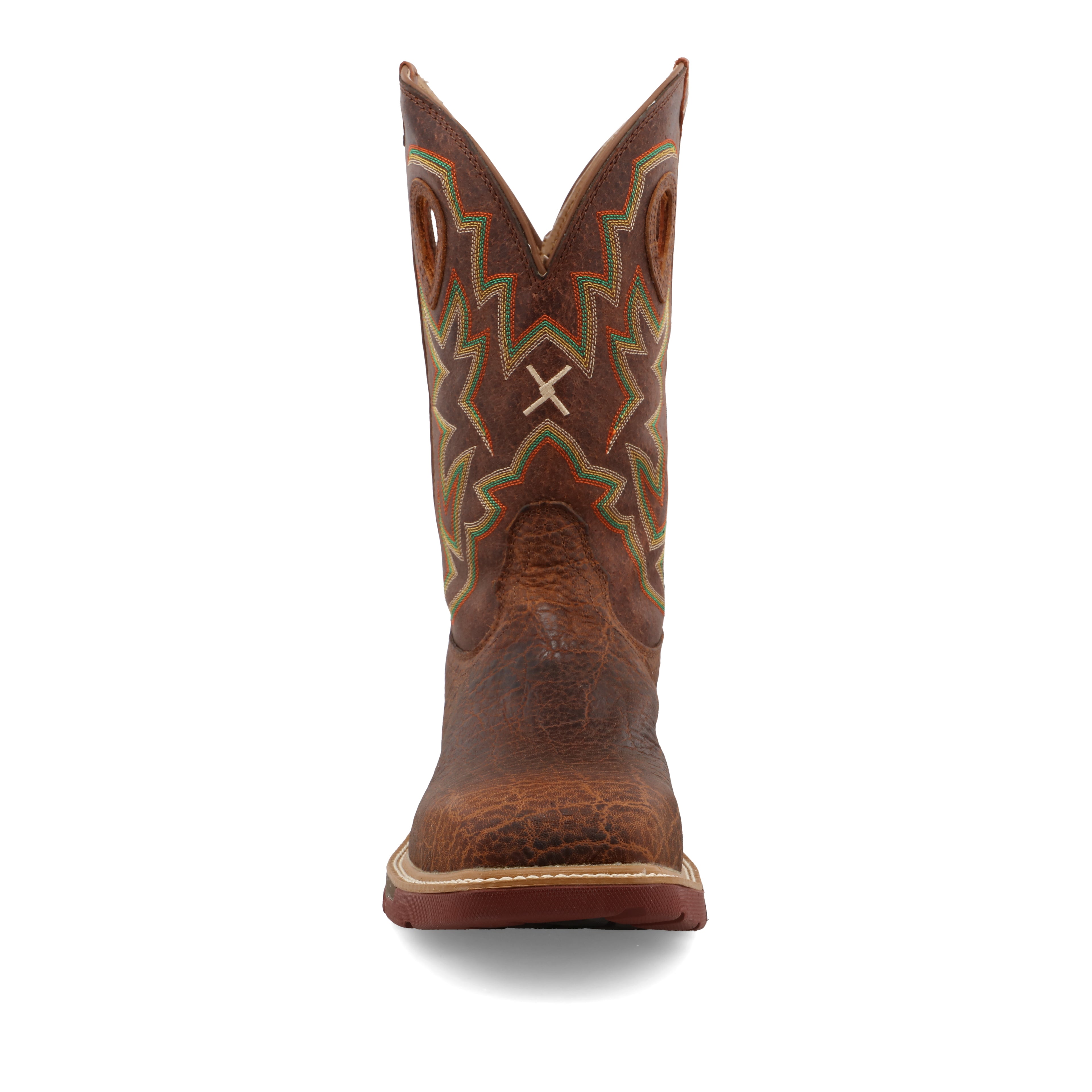 TWISTED X MEN'S TAN WESTERN WORK BOOTS - COMPOSITE TOE