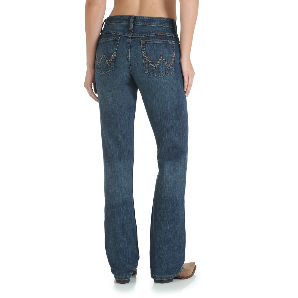 Wrangler WRQ20TB Womens Q-Baby Riding Jeans  Tuff Buck, Boot Cut, Stretch Denim