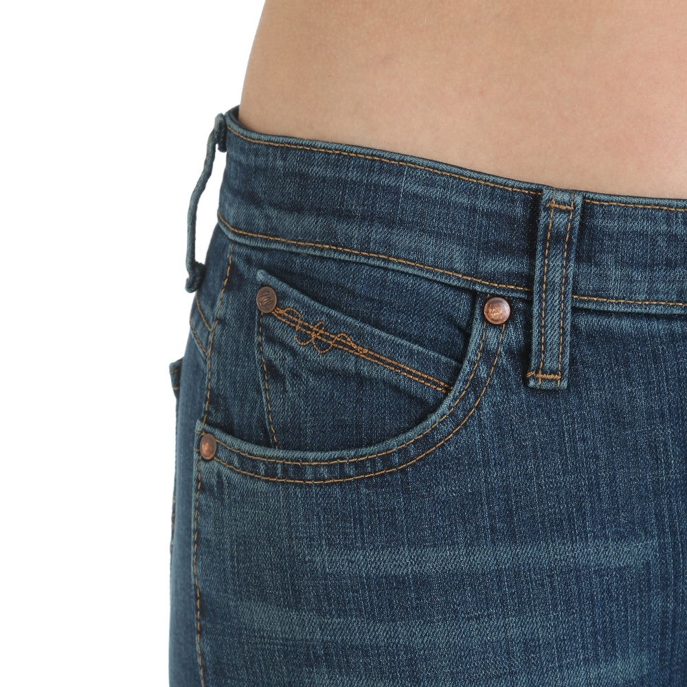 Wrangler WRQ20TB Womens Q-Baby Riding Jeans  Tuff Buck, Boot Cut, Stretch Denim