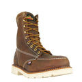 Thorogood 804-4378 Men's 8inch Steel Toe Work Boots  Trail Crazyhorse Leather, Slip-Resistant Sole