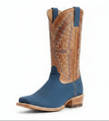 Ariat 10044550 Men's Futurity Showman Western Boots, Stone Blue Roughout, Cutter Toe, ATS