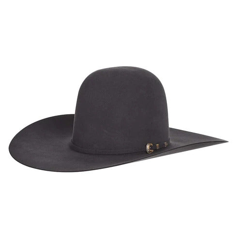 Rodeo King 60X Charcoal Mens Cowboy Hat  Premium Felt, Open Crown, 4.5" Brim