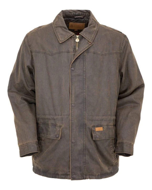 Outback Trading Co. 2802 Men's Brown Rancher Jacket  Fleece Lined, Water Resistant Western Coat