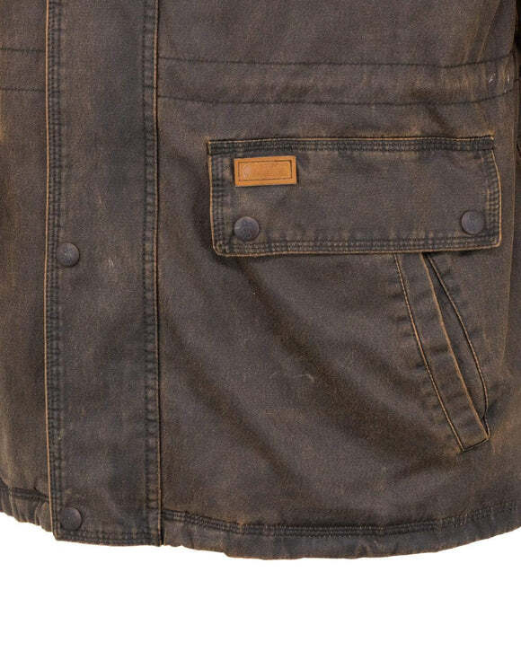 Outback Trading Co. 2802 Men's Brown Rancher Jacket  Fleece Lined, Water Resistant Western Coat