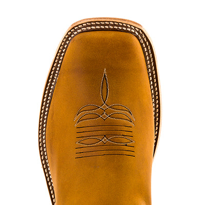 Anderson Bean S3007 Men's Cowboy Boots, Rust Burnished Crazy Horse, Essex Blue Top, Hybrid Sole