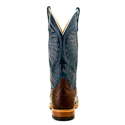 ANDERSON BEAN S3004 MEN'S KANGO TABAC MAD DOG FULL QUILL OSTRICH COWBOY BOOT