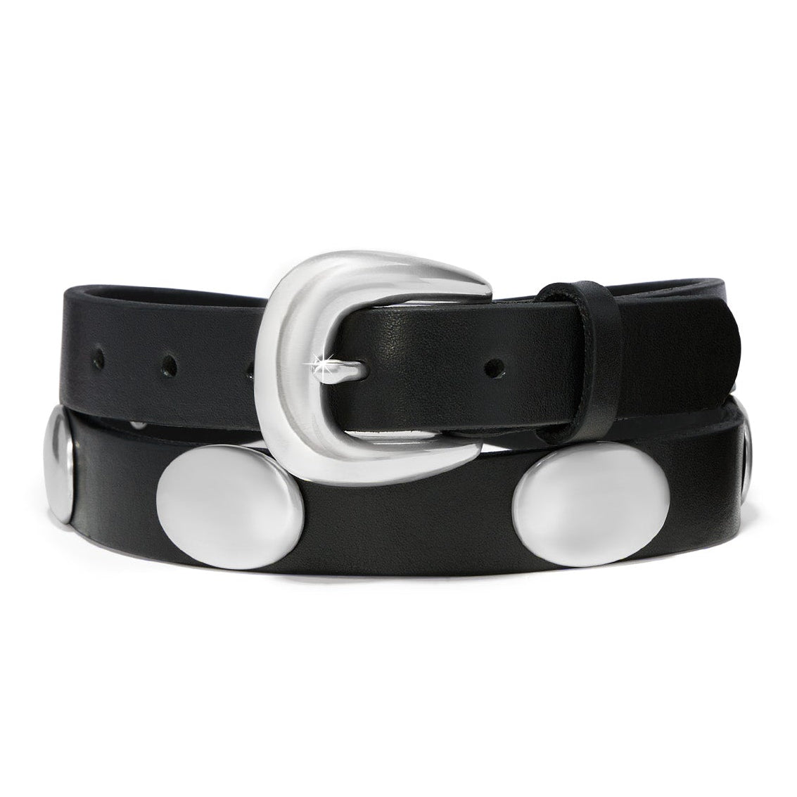 BRIGHTON B60473 LADIES MIDNIGHT SHINE LEATHER BELT
