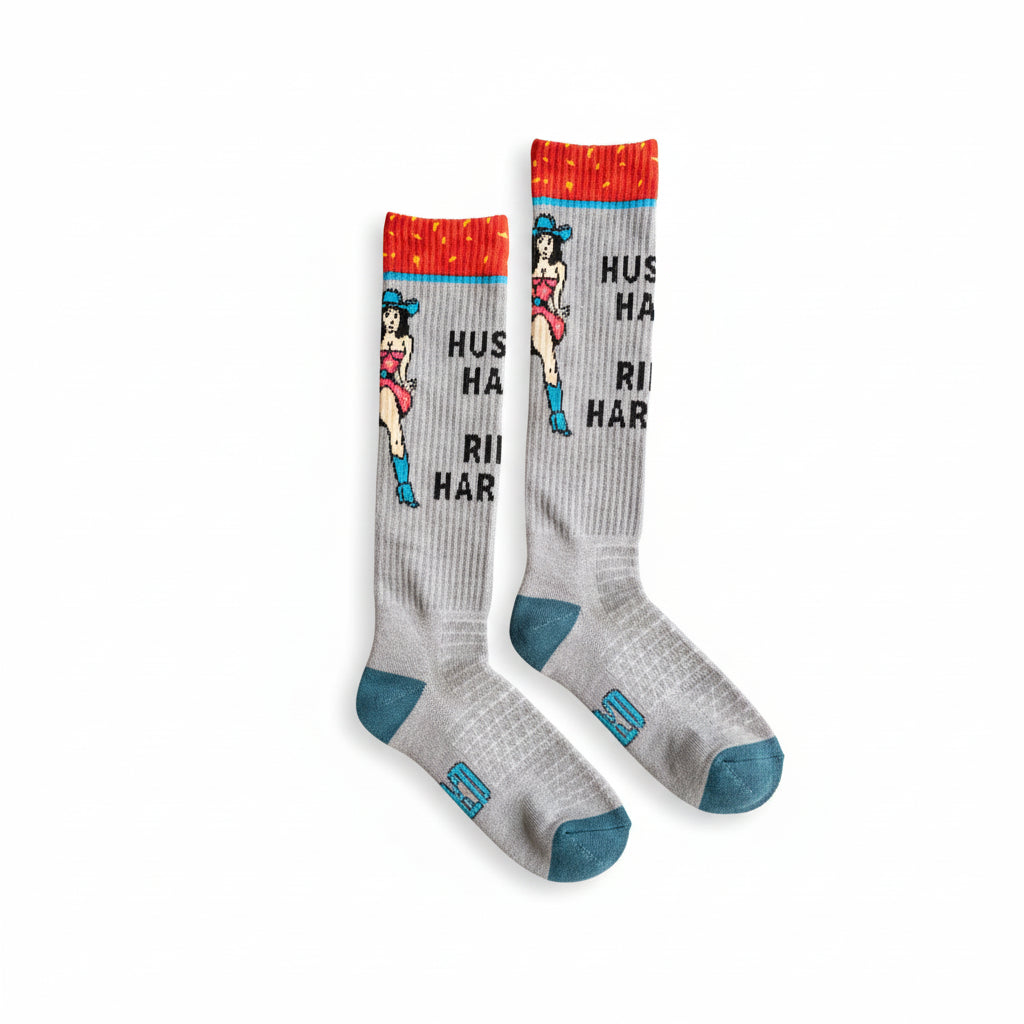 LUCKY CHUCK BAD COWGIRL CO 12220 SOCKS