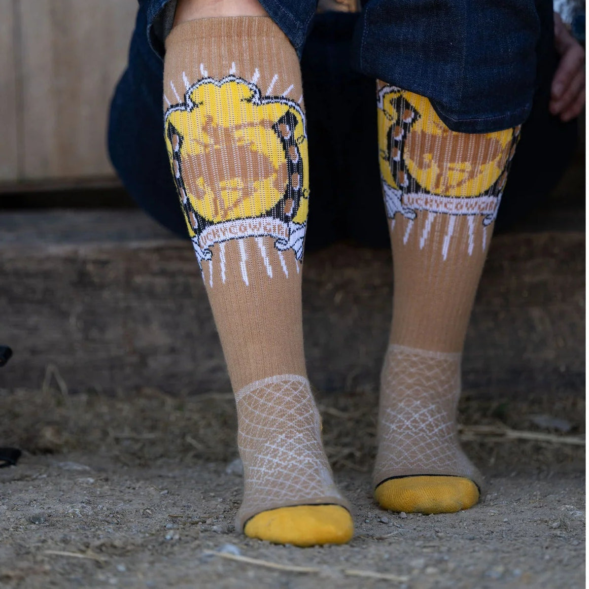 LUCKY CHUCK LUCKY BUCKING COWGIRL 12183 SOCKS