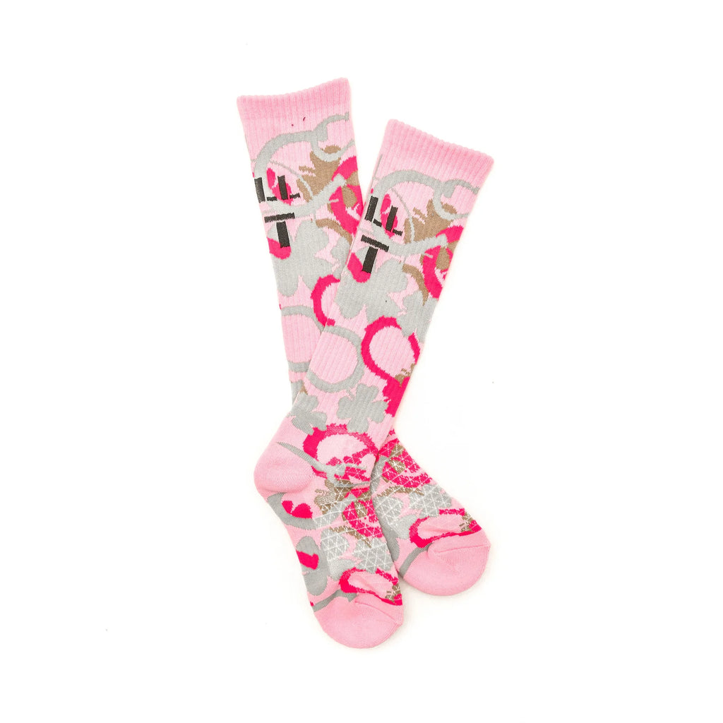 LUCKY CHUCK PINK CAMO KILL IT 12162 SOCKS