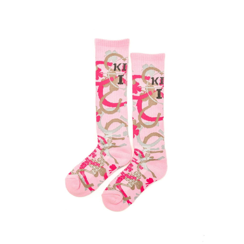 LUCKY CHUCK PINK CAMO KILL IT 12162 SOCKS