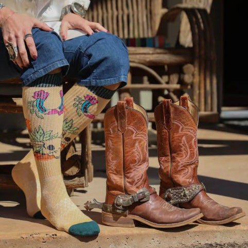 LUCKY CHUCK BAD COWGIRL CO. 12217 SOCKS