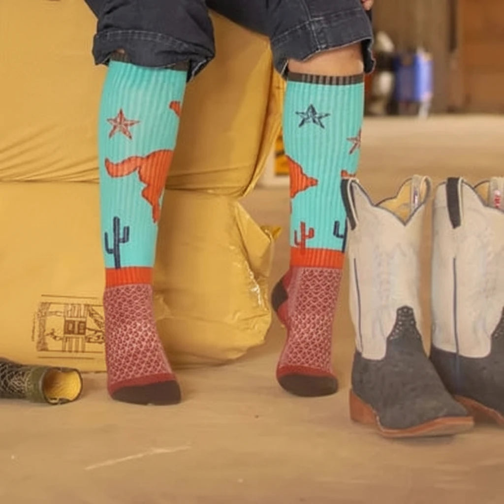 LUCKY CHUCK SUNSET RODEO 12234 SOCKS