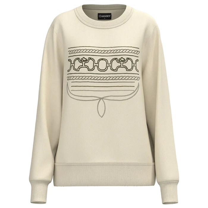 HOOEY HH2603CRPR WOMEN'S STALLION CREW PULLOVER