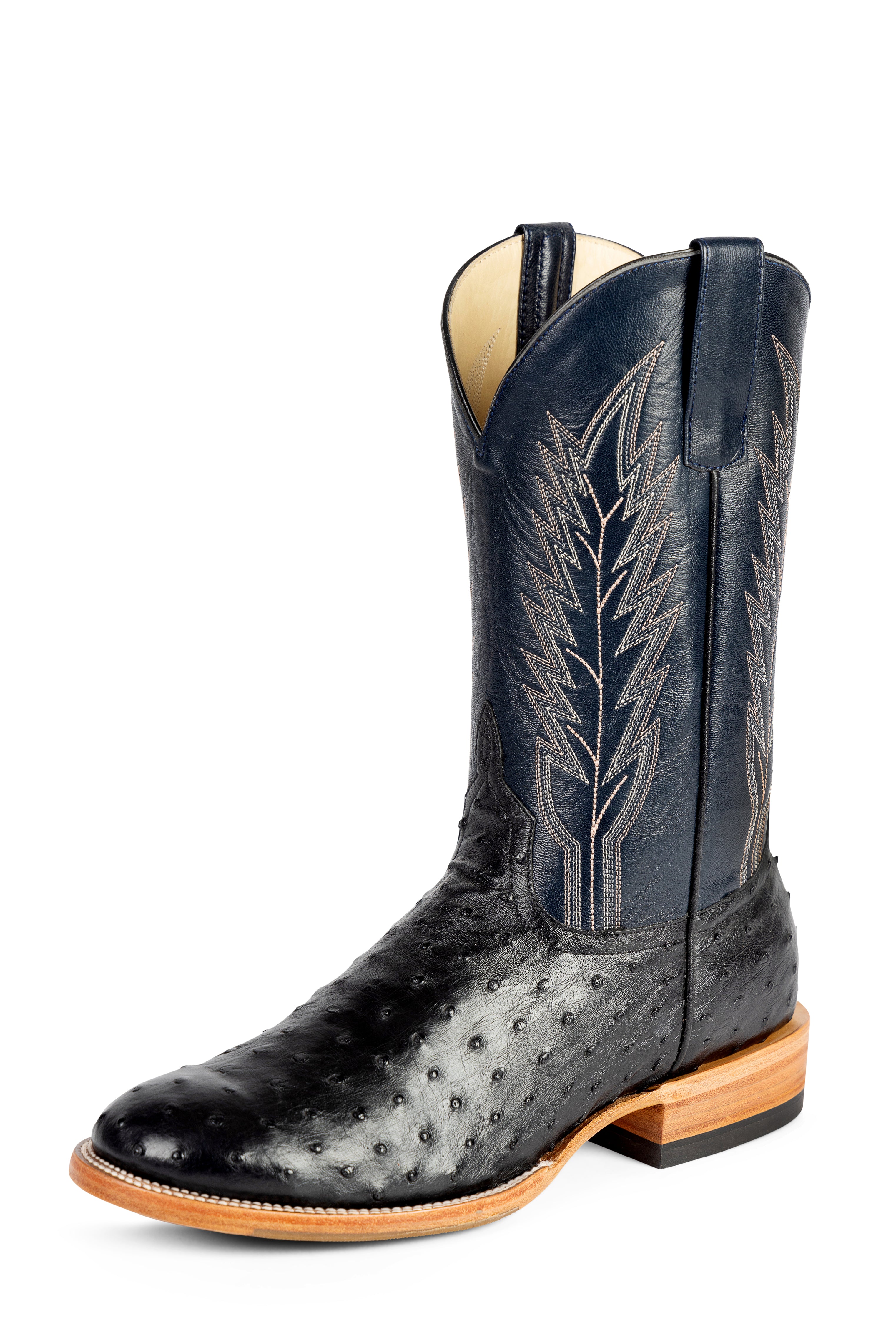 TOP HAND HP6016 BLACK FULL QUILL OSTRICH