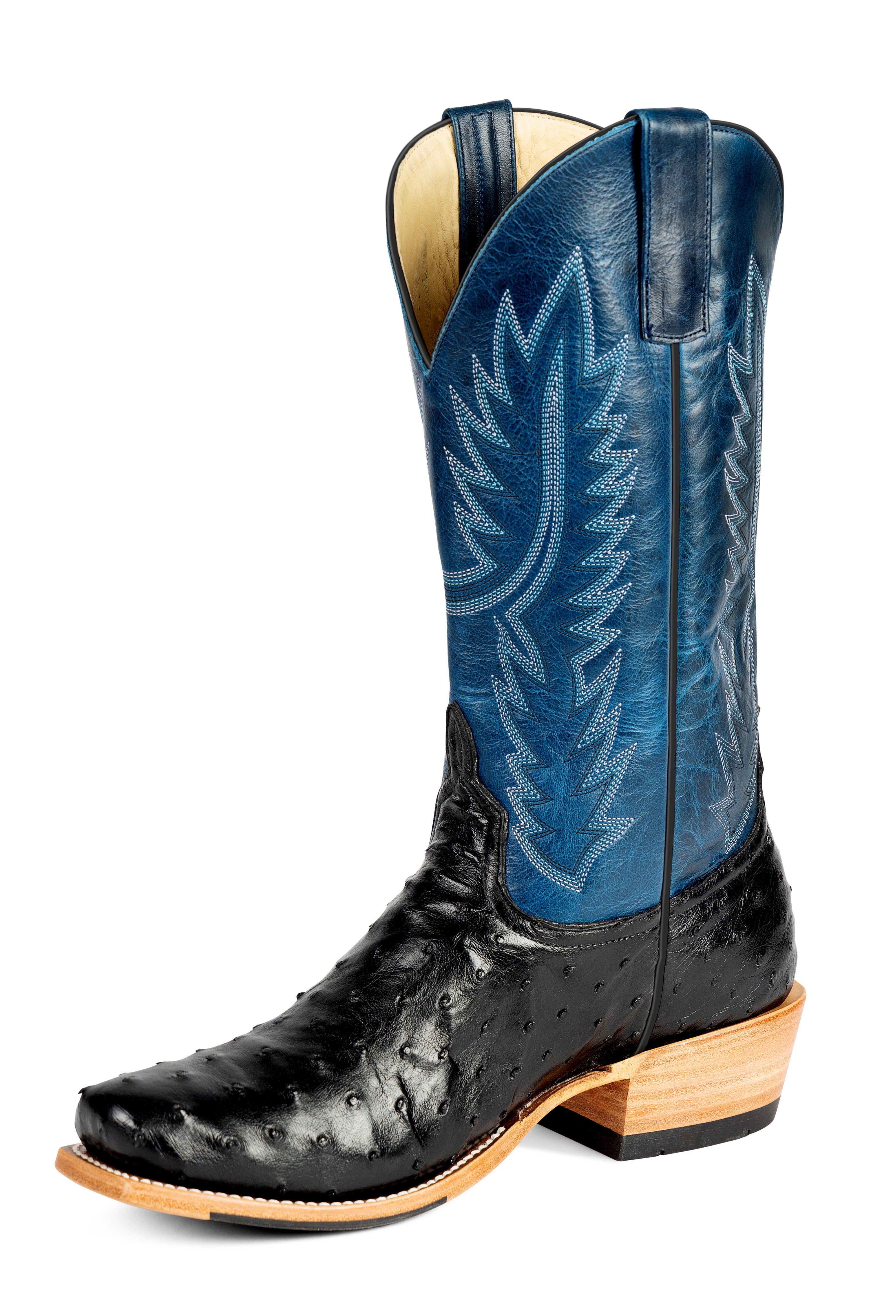 TOP HAND HP9533 BLACK FULL QUILL OSTRICH