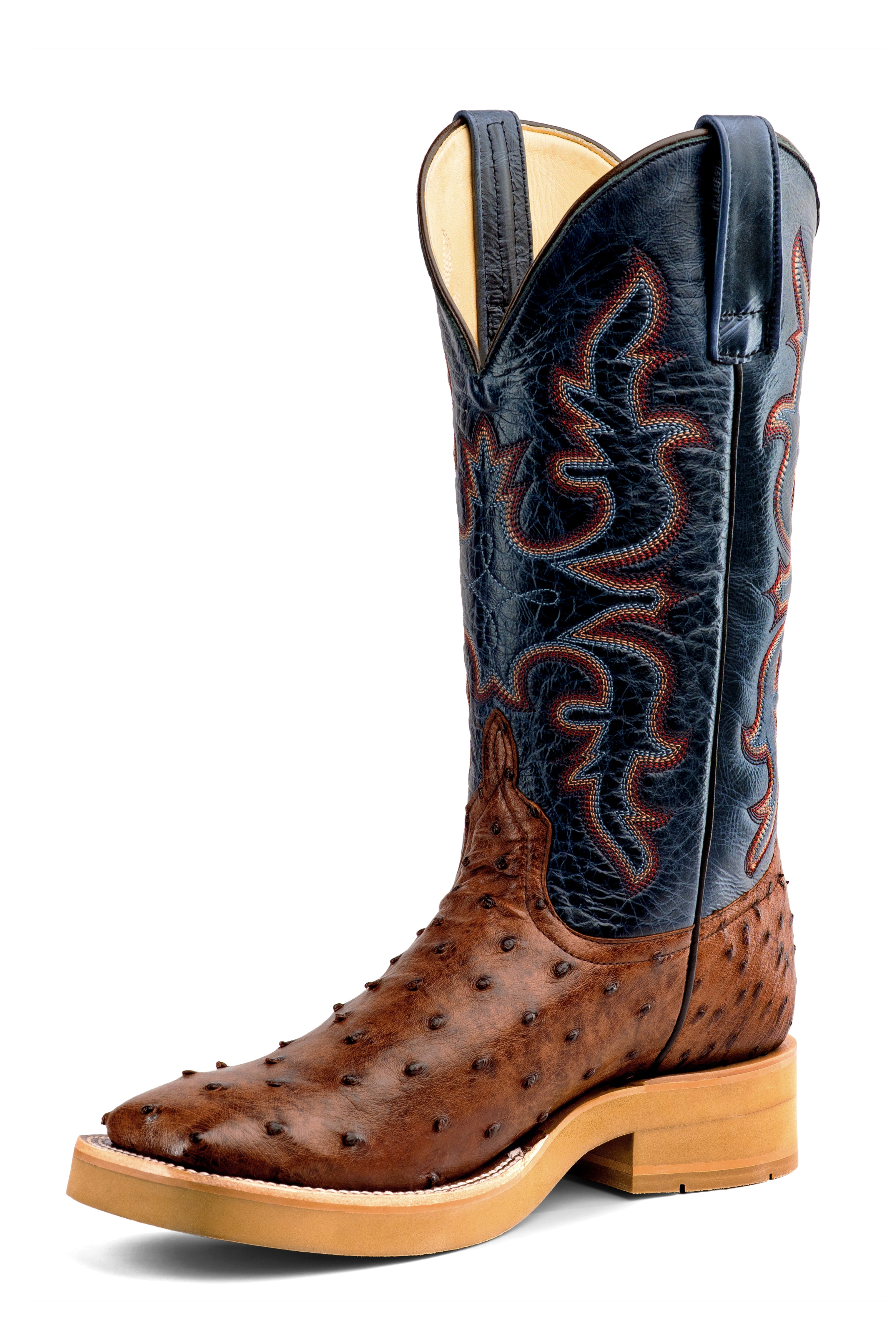 TOP HAND BY HORSEPOWER HPC500 MEN'S KANGO TOBAC FULL QUILL OSTRICH BOOT
