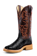 TOP HAND BY HORSEPOWER HPC501 MEN'S BLACK FULL QUILL OSTRICH BOOT