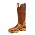 TOP HAND BY HORSEPOWER HPC502 MEN'S ANTIQUE SADDLE FULL QUILL OSTRICH BOOT