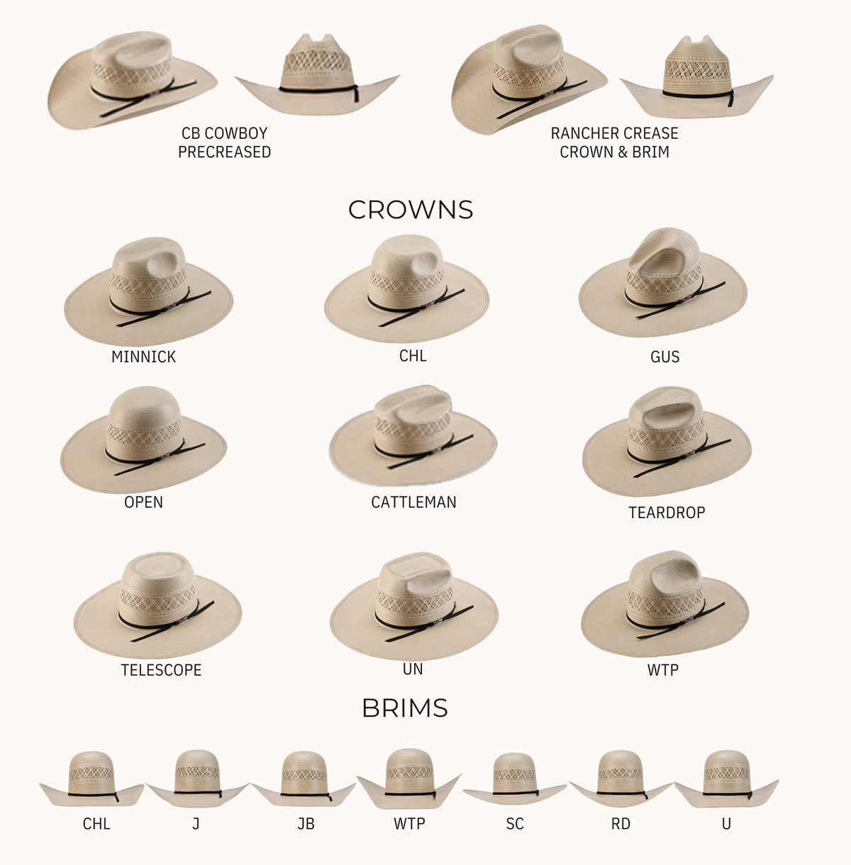 RODEO KING 7X Open Crown 4.5" Brim Felt Cowboy Hat