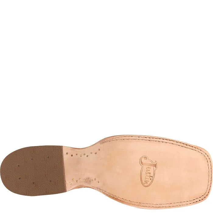 JUSTIN JE8173 TAN FULL QUILL OSTRICH