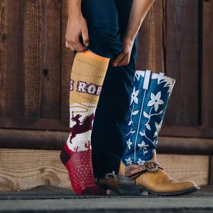 LUCKY CHUCK LET'S ROPE 12147 SOCKS