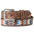 M&F WESTERN 3D BELT COMPANY D1000106702 MEN'S AZTEC WESTERN BELT