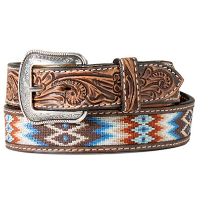 M&F WESTERN 3D BELT COMPANY D1000106702 MEN'S AZTEC WESTERN BELT