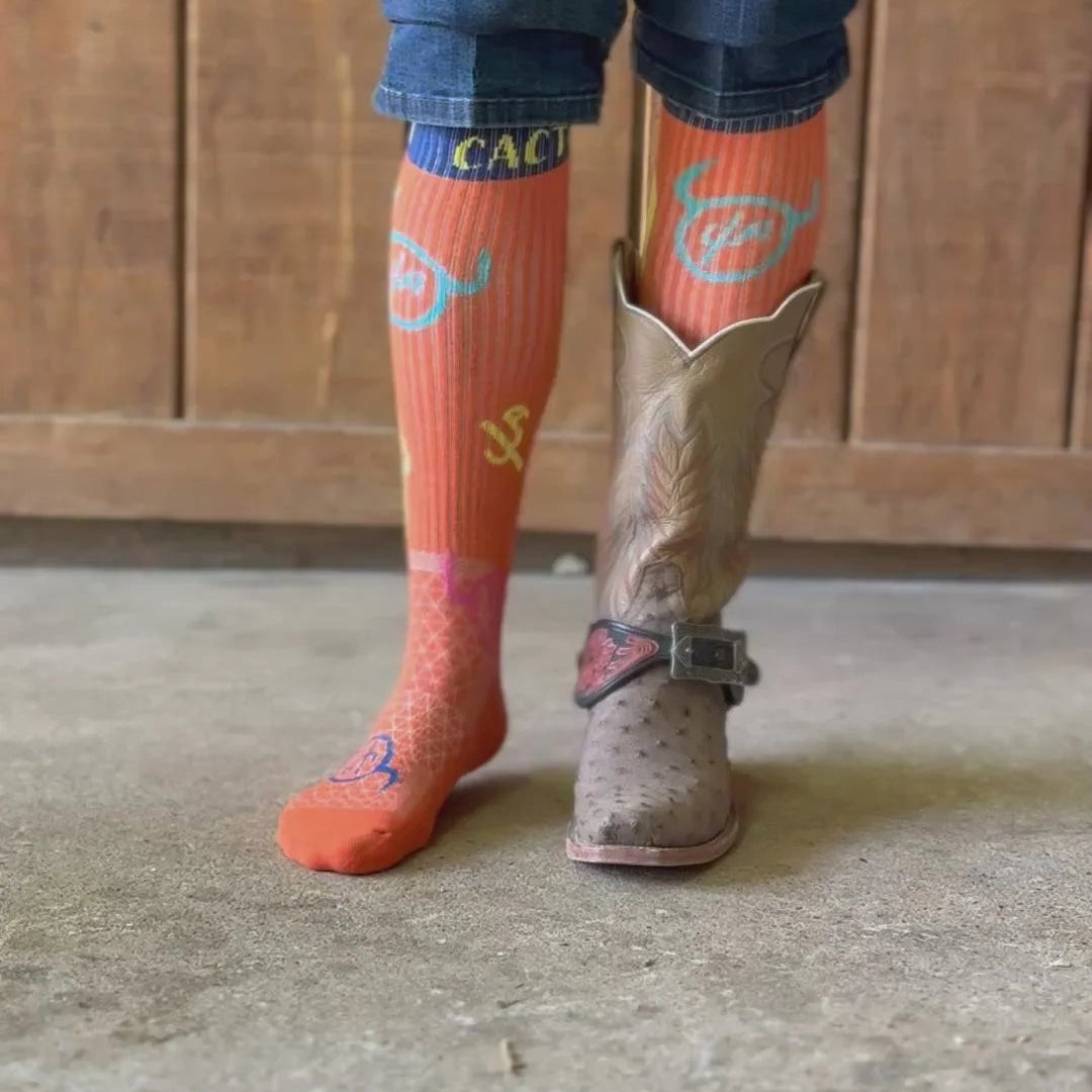 LUCKY CHUCK MOO CACTUS 12170 SOCKS