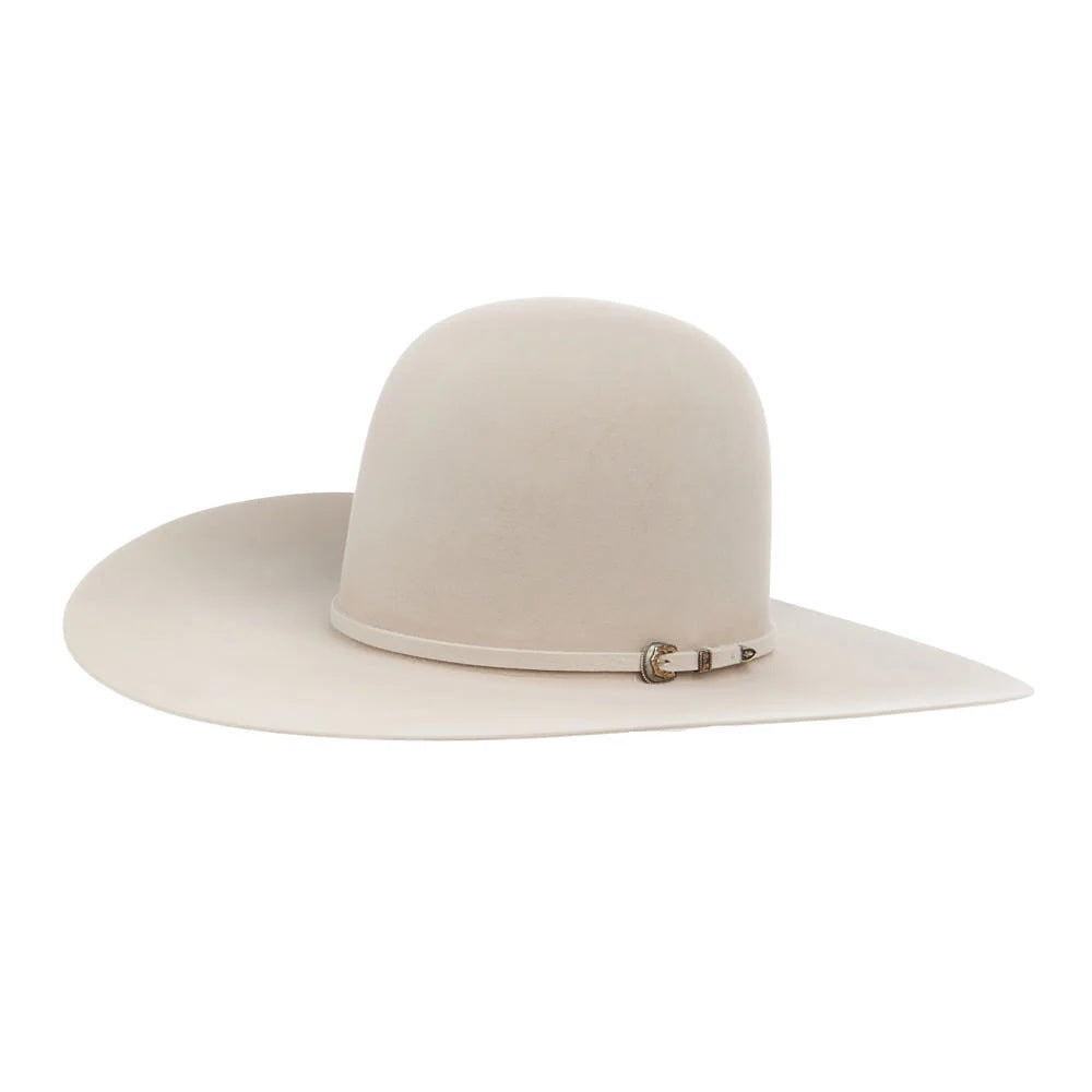 RODEO KING 100X OPEN CROWN 4.5" BRIM FELT COWBOY HAT