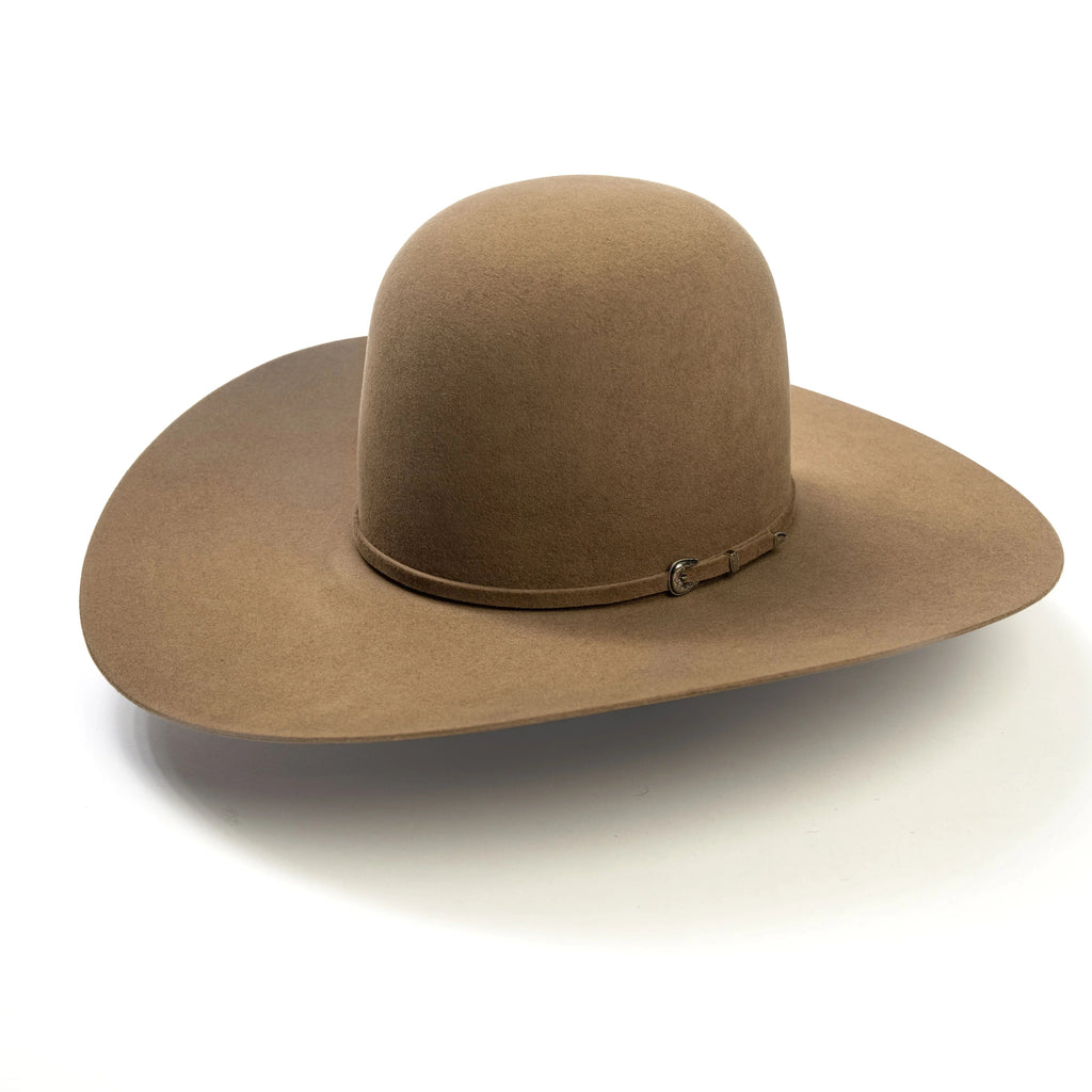RODEO KING 10X OPEN CROWN 4.5" BRIM FELT COWBOY HAT