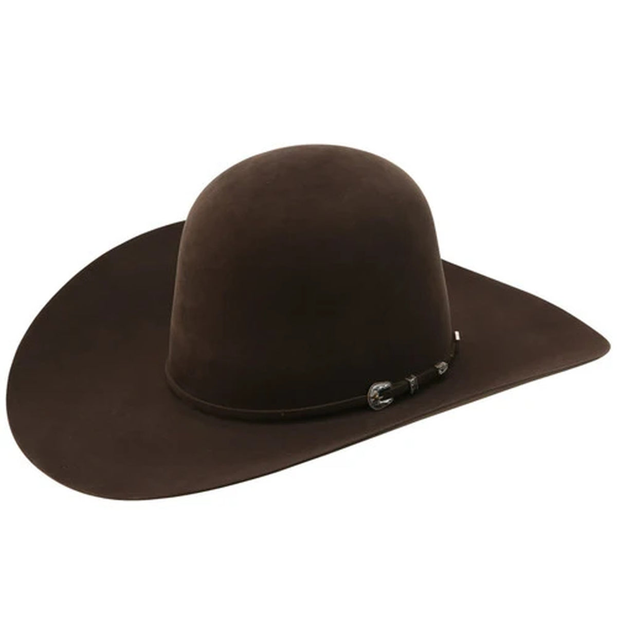 RODEO KING 30X CHOCOLATE OPEN CROWN 4.5" BRIM FELT COWBOY HAT