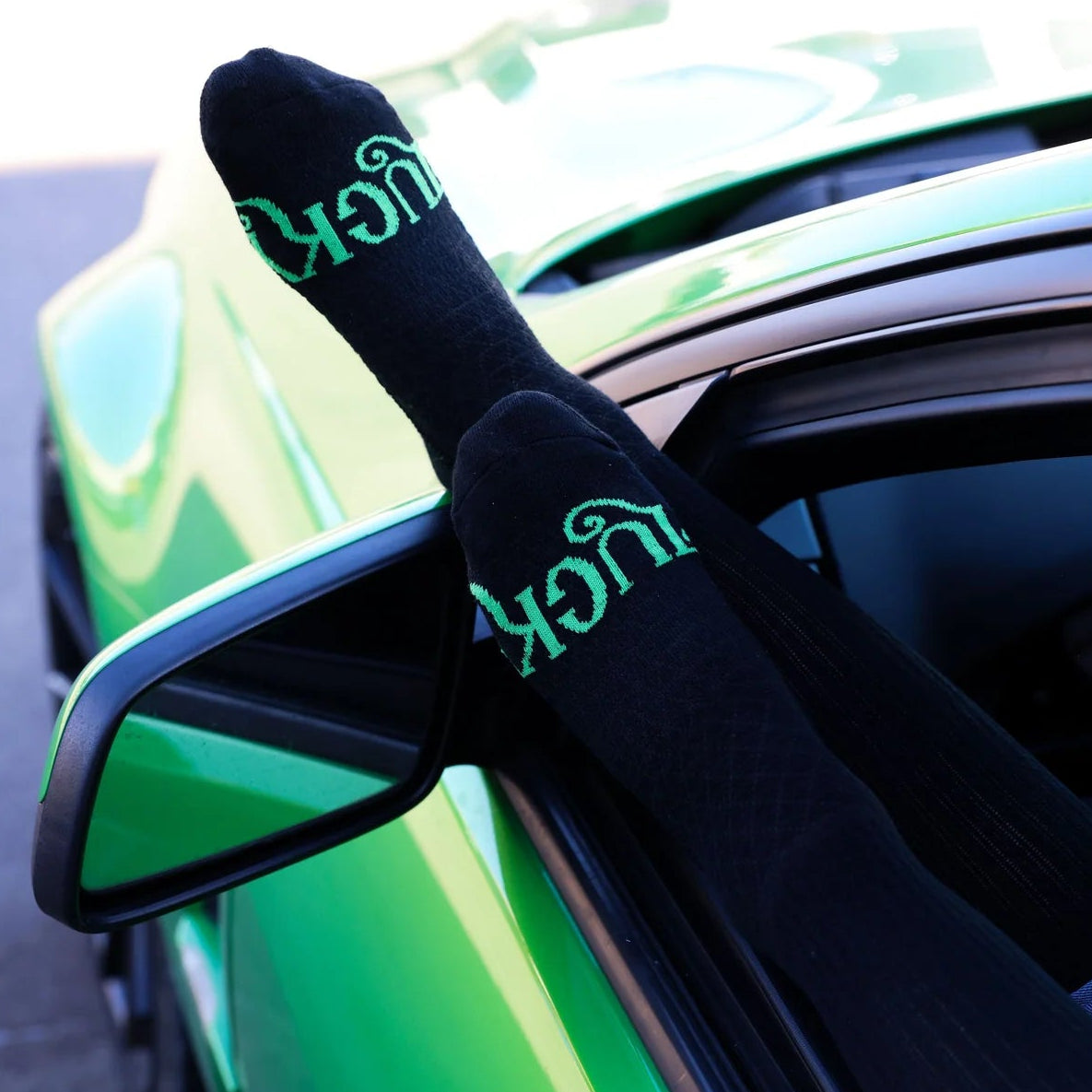 LUCKY CHUCK THE COWBOY BLACK 12226 SOCKS