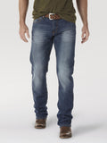 Wrangler WLT88CW Men's Retro Slim Fit Straight Leg Jeans - Cottonwood, Low Rise, Cotton Denim