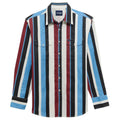 WRANGLER 112375804 MEN'S BLUE RASPBERRY BRUSHPOPPER LONG SLEEVE SNAP SHIRTf