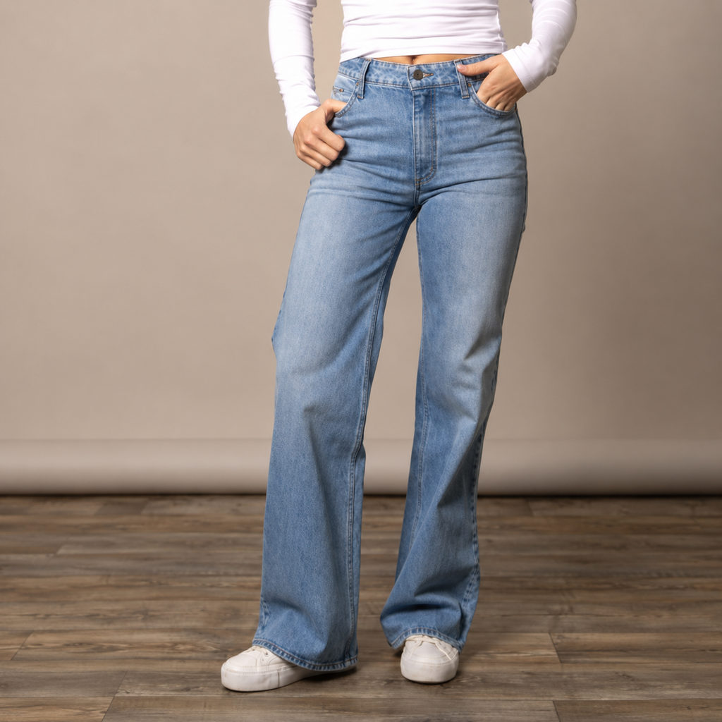 KIMES RANCH ZOEY LIGHT WOMEN'S HIGH-RISE BOOTCUT JEANS