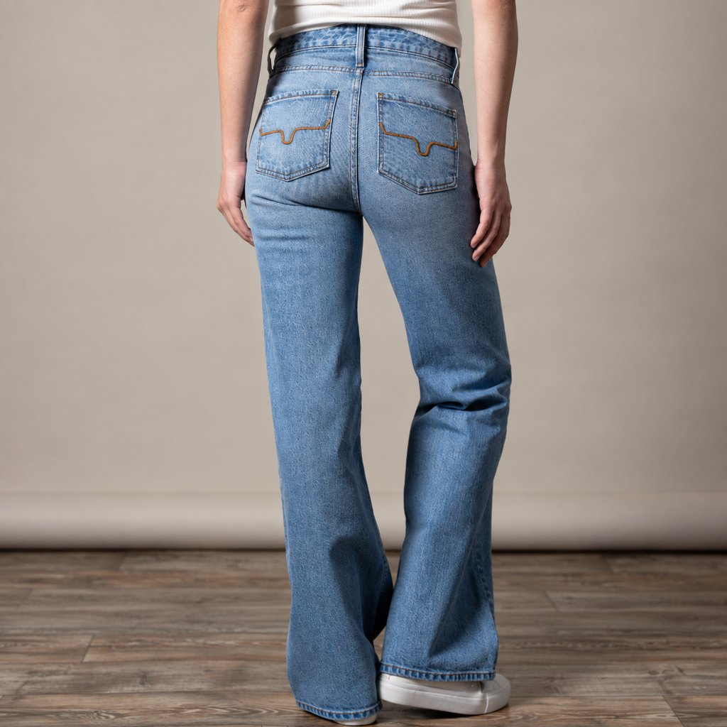 KIMES RANCH ZOEY LIGHT WOMEN'S HIGH-RISE BOOTCUT JEANS