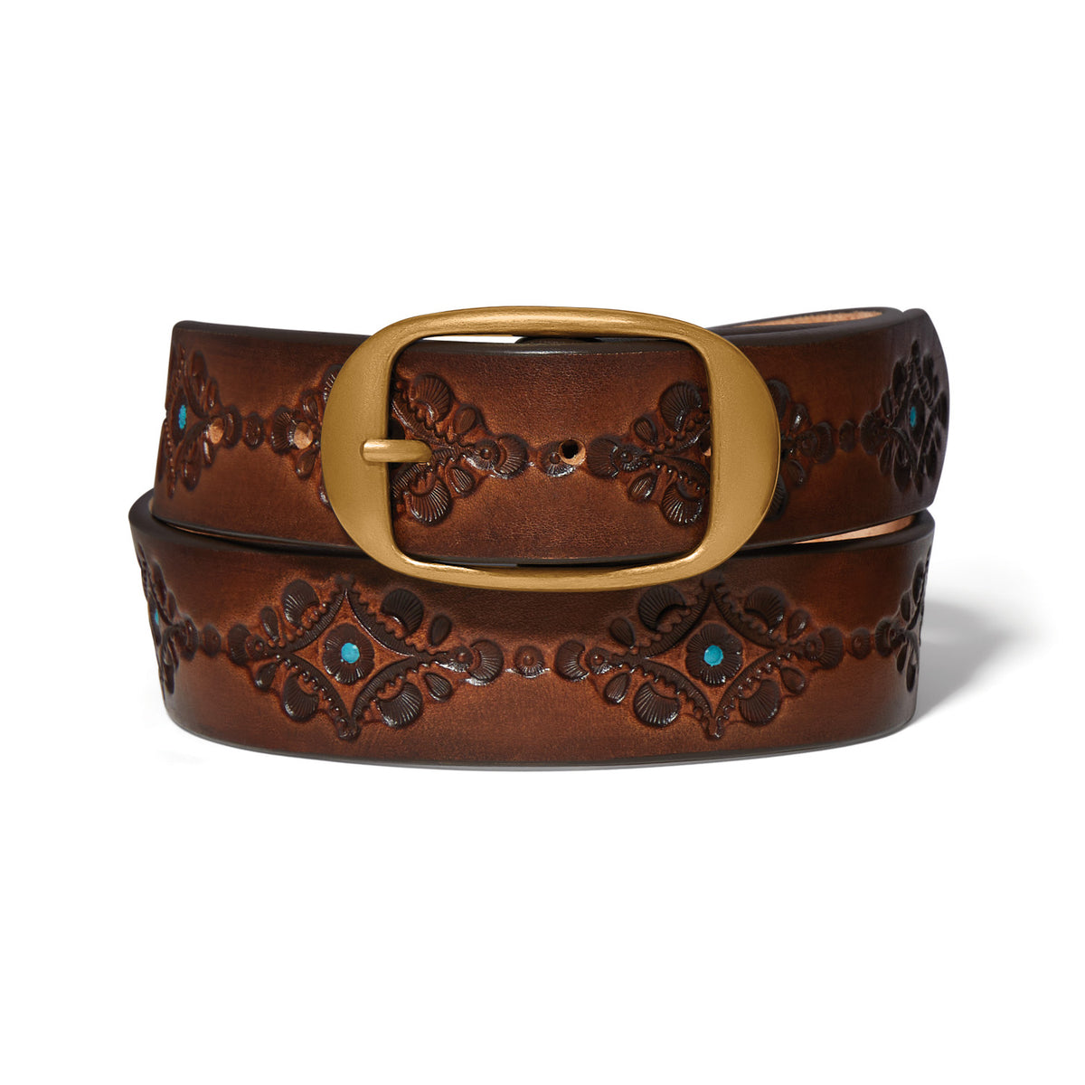 BRIGHTON B60585 LADIES BLUE NESSA BELT