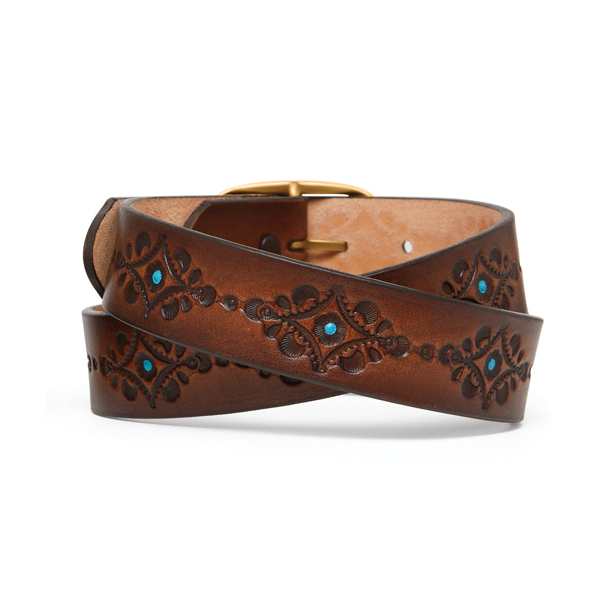 BRIGHTON B60585 LADIES BLUE NESSA BELT